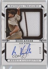 2022 National Treasures Rookie Silhouette Signatures 42/99 Reiss Knehr Auto 11pj