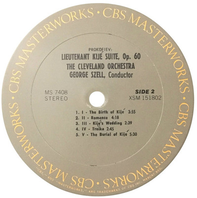 George Szell, Zoltán Kodály / Sergei Prokofiev - The Cleveland