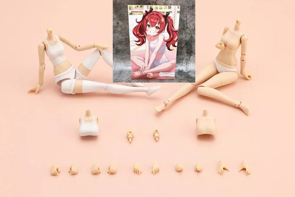 Sousai Shojo Teien Dress Up Body M/S Set of 3 1:10 Model Kit KOTOBUKIYA Japan - Image 4 of 4