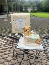 Cherished Teddies 1993 Betty Bubblin' Over With Love Bear Figurine