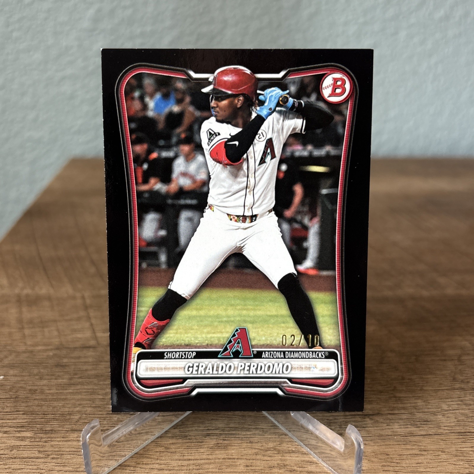 2026 Bowman Geraldo Perdomo 29 Black /10 Arizona Diamondbacks
