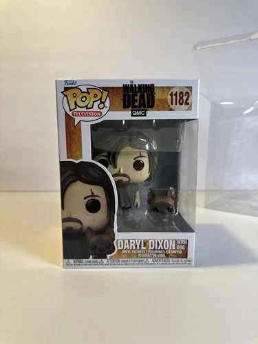 Funko Pop! Vinyl: The Walking Dead - Daryl Dixon with Dog #1182 IN PROTECTOR
