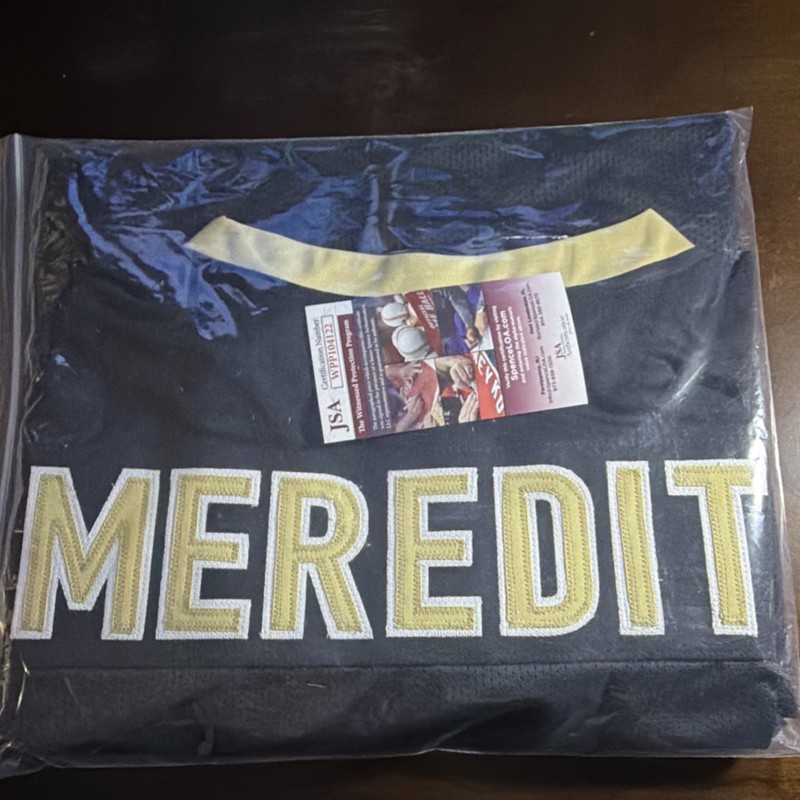 Cameron Meredith Autographed New Orleans Football Jersey jsa certified