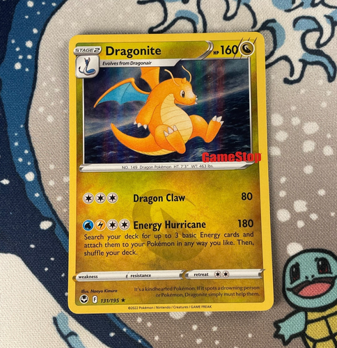Dragonite Holo Stamped Promo Tempesta Argenta 131/195 Carte Pokémon