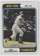1974 Topps Ron Blomberg #117 a5h