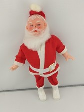1960's Santa Claus Figure-9 1/2" Vinyl Vintage Christmas