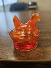 Vintage EE Bowman Mini Hen On Nest...Looks To Be Bittersweet