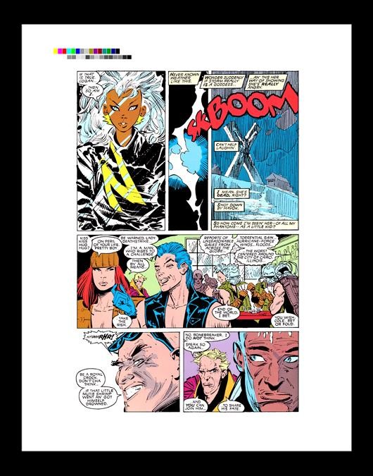 Marc Silvestri X-Men #251 Rare Production Art Pg 20