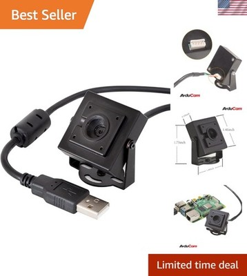 4K 8MP Autofocus USB Camera Module with Metal Case, 1080P Mini UVC .0 Video W...