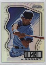 2022 Panini Prizm Old School Silver Prizm George Brett #OS-6 HOF o7m