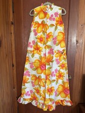 Malia Honolulu Vintage Bright Floral Dress