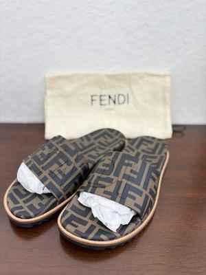 Fendi FF Slides - Size 7.5 UK - 7x1148