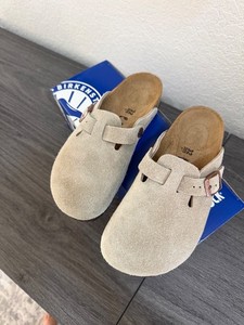 【新品未使用】 BIRKENSTOCK Boston BS Taupe Birkenstock Boston BS Suede Taupe Men's - 0060461/0060463 - US