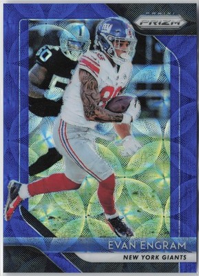 2018 Panini Prizm #61 Evan Engram Prizm Blue Scope #/99