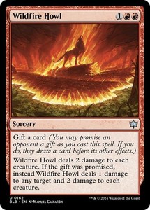 Wildfire Howl (Bloomburrow) #162 Uncommon