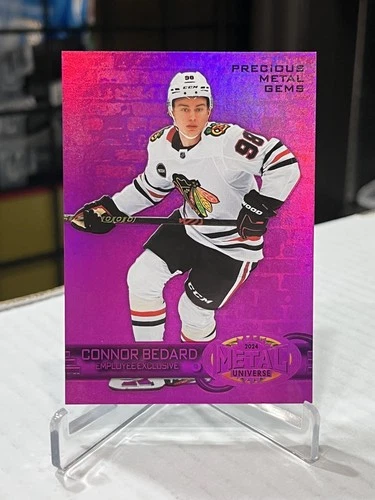 Connor Bedard: Upper Deck Employee Exclusive 2023-24 Rookies Metal Universe PMG