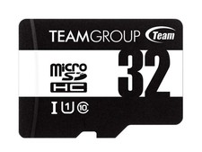 Team 32GB microSDHC UHS-I/U1 Class 10 Memory Card with Adapter, Speed Up to