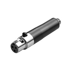 Mini XLR To TRS 3.5mm Adapter 3Pin Female To Locking Female Microphone Mic