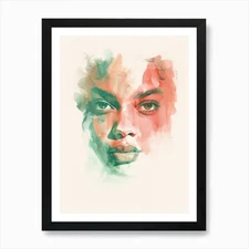 Portrait Of A Woman 424 Art Print Framed Wall Art Poster Canvas Print Picture