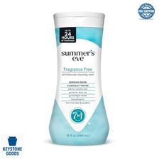 Feminine Wash 15 Fl Oz Fragrance Free pH Balanced Daily Gentle Odor Removal