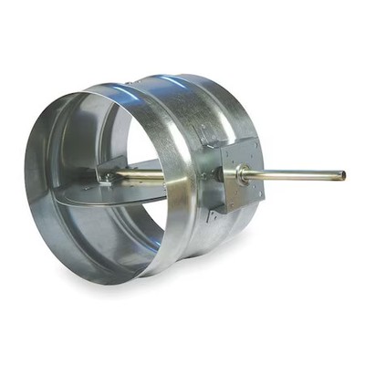 Dayton 3Hgn8 Volume Control Damper, 8-1/4''D, 8''Duct Dia
