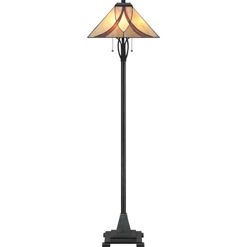 Quoizel TFAS9360 Asheville 2 Light 60" Tall Floor Lamp - Bronze - Picture 4 of 4