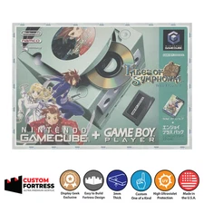 Custom Acrylic Hard Case for NINTENDO GAMECUBE TALES OF SYMPHONIA Video Game Box