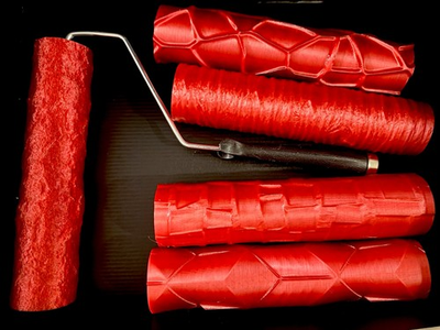 #ad 5 Pack 9in Cement Emboss Paint Plaster Texture Stamp Imprint Curbing $89.99