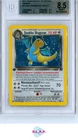 DARK DRAGONITE HOLO R 2000 POKEMON TEAM ROCKET 1ST EDITION GERMAN 5 BGS 8.5