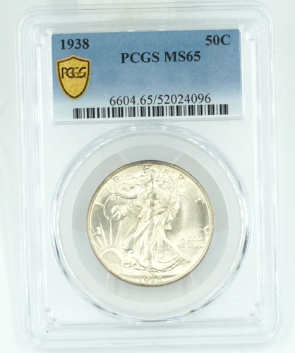 1938 PCGS MS65 Walking Liberty Half Dollar