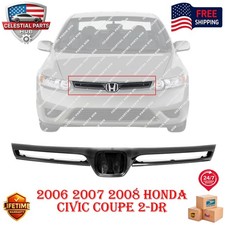 New Oem Replaces Grille Assembly Black For 2006 2007 2008 Honda Civic Ho1200174 New Oem Replaces Grille Assembly Black For 2006 2007 2008 Honda Civic Ho1200174