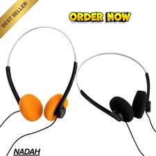 Retro Over-Ear Headphone Vintage Underwire Headphone for Walkman