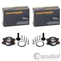 2X Denckermann RADLAGER-SATZ Hinten Vorne Passend FüR Audi A6 A8 R8 Vw Phaeton