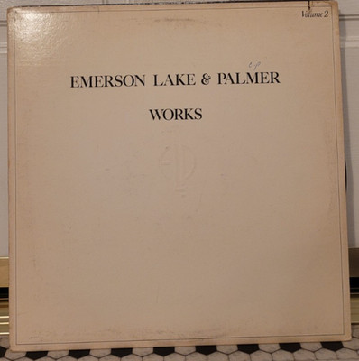 Emerson Lake & Palmer   Works (Volume 2)  LP  Atlantic Records  SD 19147  VG++