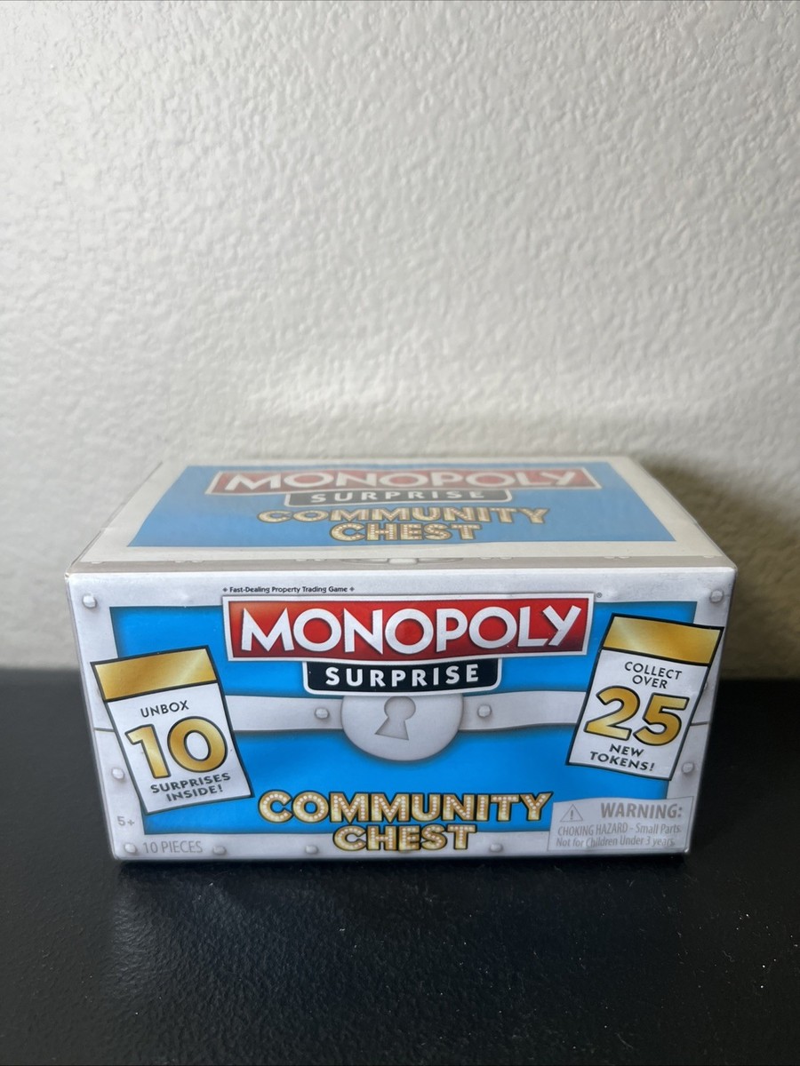 Monopoly SURPRISE Community Chest Blue with 10 Surprises - 25