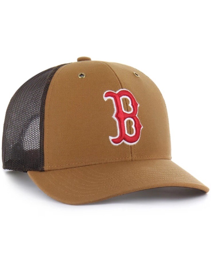 Carhartt x '47 Boston Red Sox Team MLB Trucker Snapback Hat Cap