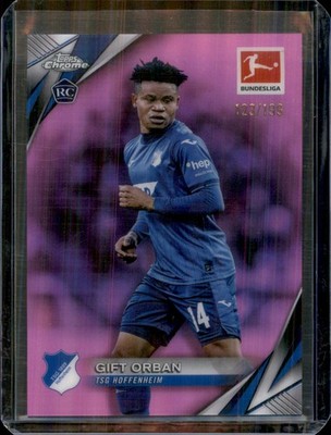 2024-25 Topps Chrome Bundesliga #46 Gift Orban Pink #/199