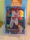 2025 Bowman Draft - Chrome Aidan Miller #BDC-180 Sky Blue Refractor (RC)