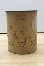 Vintage Androck Enamel Flour Sifter Geese Farm Motif Made in USA