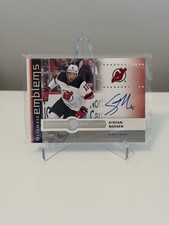 Stefan Noesen 2024-25 Upper Deck Ultimate Collection Emblems Auto Devils