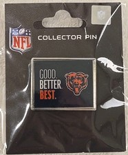 2025 Chicago Bears Ben Johnson GOOD BETTER BEST Game Day Pin SOLDIER FIELD