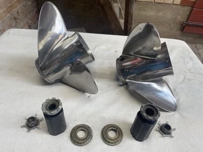 Propeller Paar Mercury Mirage Plus 25 Pitch LH und RH Baja Performance Boats