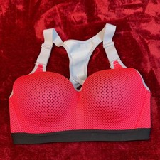 Victoria's Secret VS Sport High Impact Mesh Sports Bra Pink Grey 32D 353165-9X9