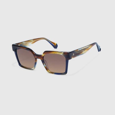 Gigistudios Cassius GS9012/03S 52 20 145 Multicolor Blue Brown Sunglasses