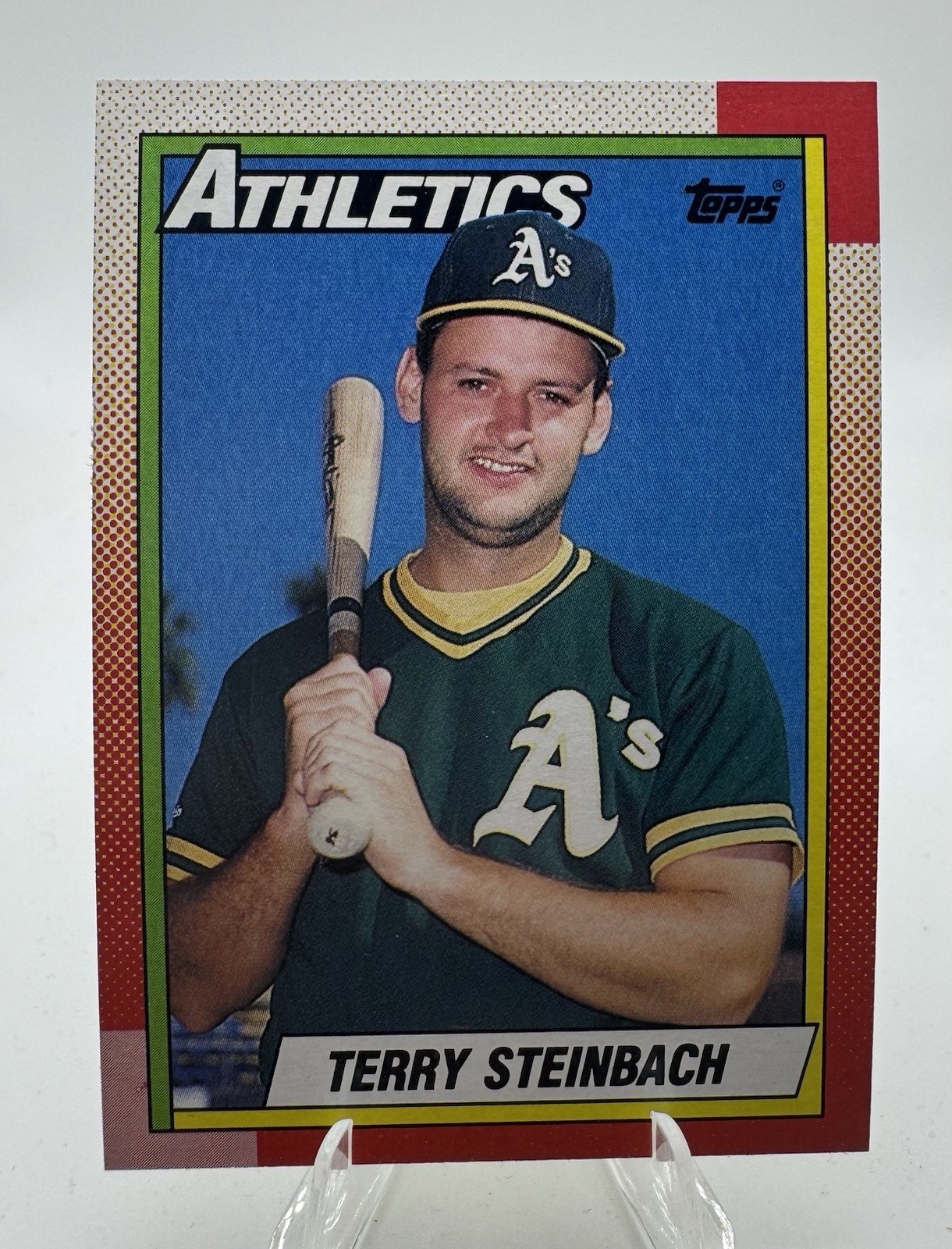 1990 Topps Terry Steinbach #145 Oakland Athletics