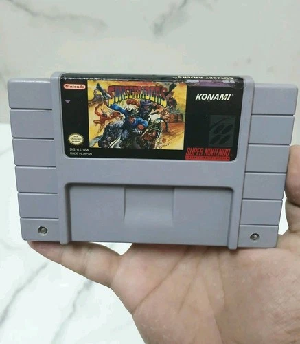 Authentic SUNSET RIDERS SNES Cartridge - Super Nintendo Tested