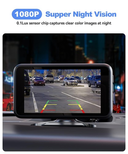 Wireless Backup Camera for Truck: 4.8" HD 1080P Night Vision Rear View Camera... - Picture 2 of 7