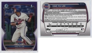 2023 Bowman Chrome Prospects Purple Refractor /250 Hao-Yu Lee Hao Yu Lee #BCP-52
