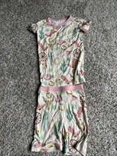 Little Sleepies Ready To Rodeo Shorts 2-Piece Pajama Set Size 5/6