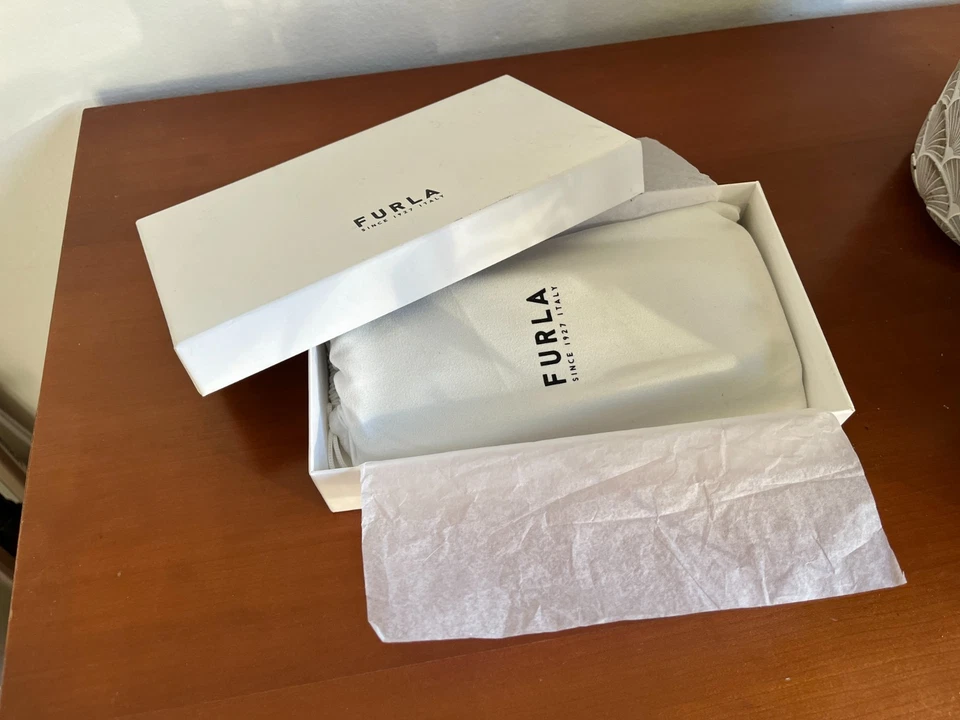 FURLA Babylon Portafoglio Donna in pelle color cognac (marrone) NUOVO - Immagine 3 di 4